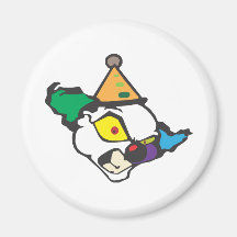 Evil Clown Refrigerator Magnet