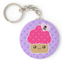 Evil Cute Cupcake Of Death Kawaii Keychain