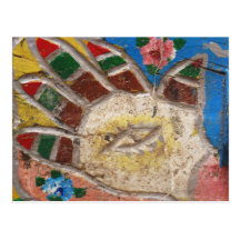 Evil Eye Protection Hamsa Hand Postcards