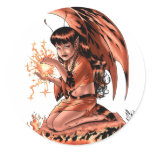 Evil Fairy doing Magic by Al Rio stickers