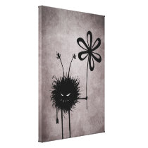 Evil Flower Bug Vintage Canvas Print canvas prints
