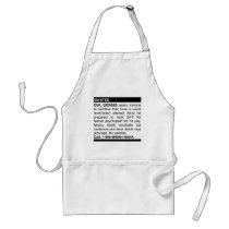 Evil Genius Ad Aprons