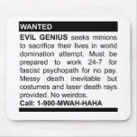 Evil Genius Ad mousepads