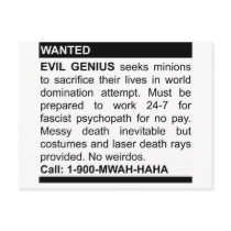 Evil Genius Ad