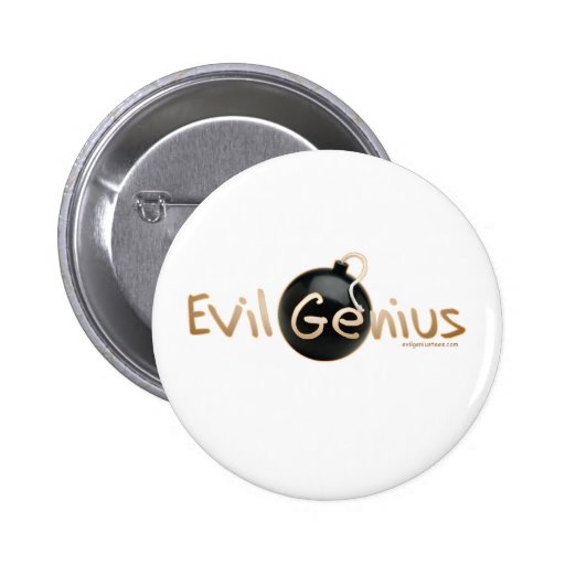 Evil Genius Logo Pin