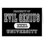 Evil Genius University Dark Greeting Card
