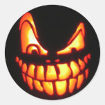 Evil Halloween Jack o' Lantern Designs Sticker