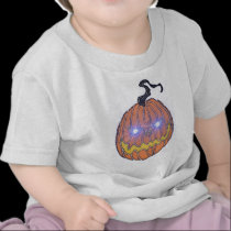 Evil Halloween Pumpkin Art t-shirts