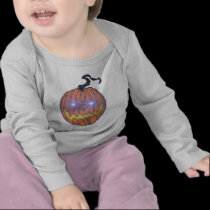 Evil Halloween Pumpkin Art t-shirts
