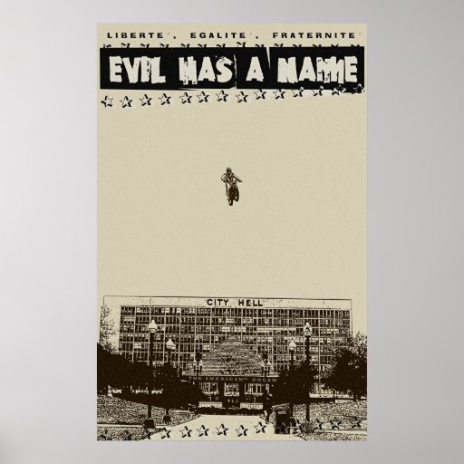 evil has a name poster