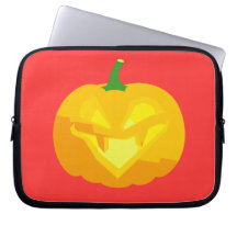 Evil Jack-O-'Lantern Laptop Sleeve
