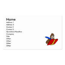 Evil Man Witch Business Card Templates