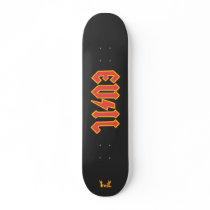EVIL METAL LOGO Deck Skate Decks