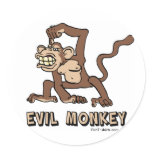 Evil Monkey stickers