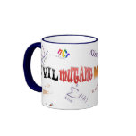 Evil Mutant Math Teacher Coffee Mugs