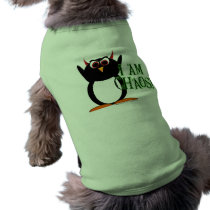 Evil Penguin Chaos Dog T-shirt