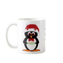 Evil Penguin Christmas Mug