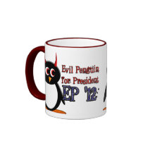 Evil Penguin for President 2012 Mug