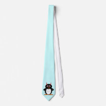 Evil Penguin Nosy Little F*cker Tie