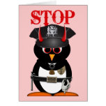 Evil Penguin Police Stolen My Heart cards