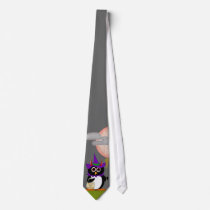 Evil Penguin Witch Neck Tie
