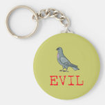 Evil Pigeon Key Chains
