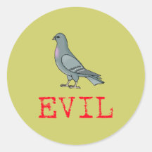 Evil Pigeon Sticker