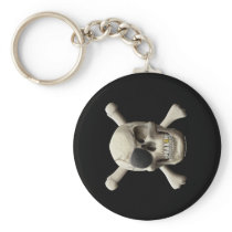 Evil Pirate Skull & Crossbones Key Chains