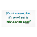 Evil plot not lesson plan photo cards