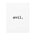 evil. postcards