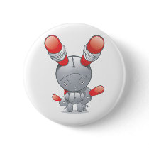 Evil red-eared Rabbit doll Pin