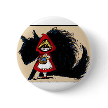 Evil Red Riding Hood Pin