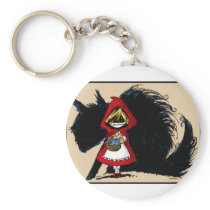 Evil Red Riding Hood Keychains