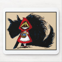Evil Red Riding Hood Mouse Pad