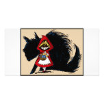 Evil Red Riding Hood photo cards