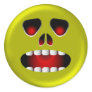 Evil Scary Face Round Sticker