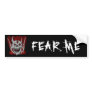Evil Skull Bumper Sticker