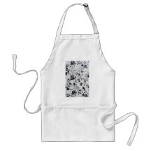 Evil -skulls and guitars in white aprons