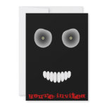 Evil Smile Halloween Invitation Template