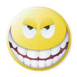 Evil Smiley Face Magnets