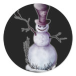 evil snowman stickers