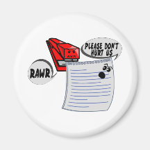 Evil Stapler Fridge Magnet