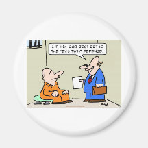 evil twin defence lawyer fridge magnets