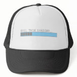Evil twin loading funny mens kids girls gag humor mesh hat