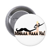 Evil Twirling Moustache Buttons