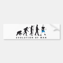 evolution badminton autoaufkleber