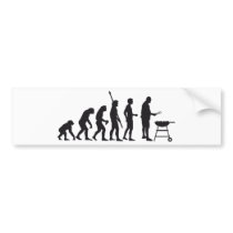 evolution barbecue autoaufkleber