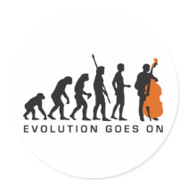 evolution bass aufkleber