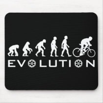 Evolution Bike Black Mouse Pads