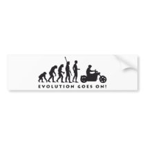 evolution biker autosticker